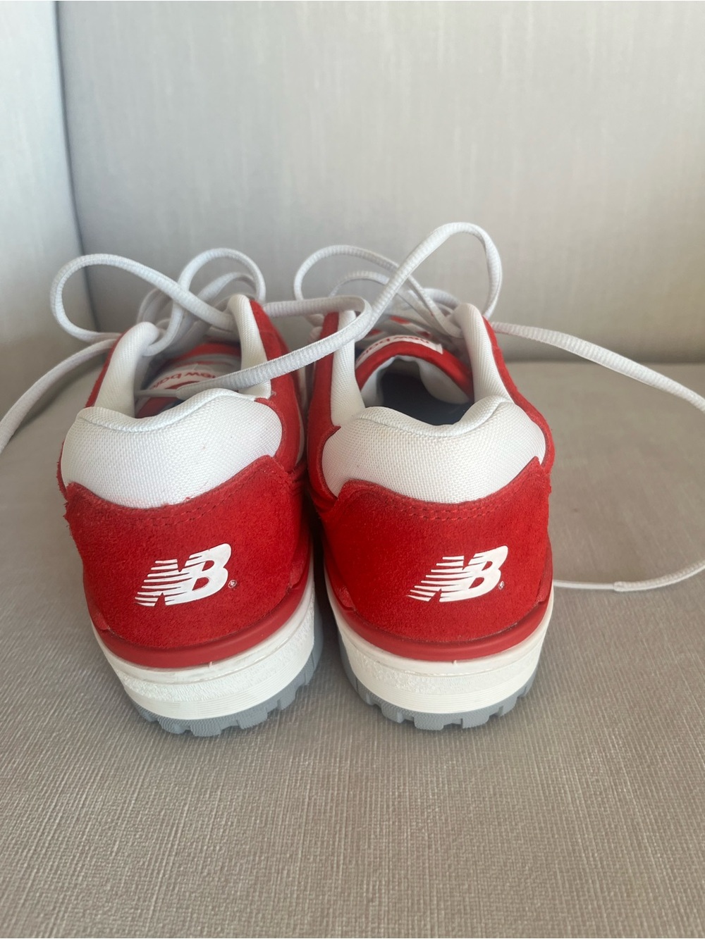 Unworn, Brand New New Balance 550
Suede Pack Team Red M Size 7.5 - Picture 13 of 13